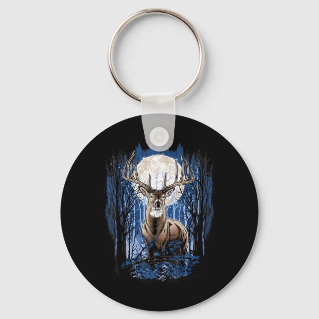 Chaveiro Hunters Deer Hunting Big Whitetail Buck (Frente)