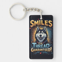 Husky Vibrante Com Tipografia Ousada