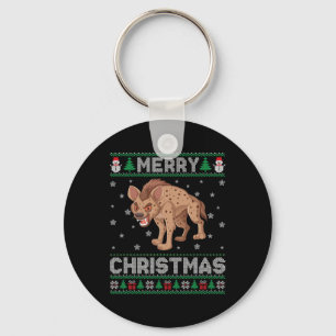 Chaveiro Hyena Animal Men Crianças Suéter De Natal Feio