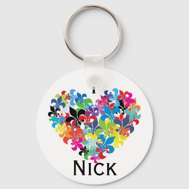 Chaveiro I <3 Nick (Frente)