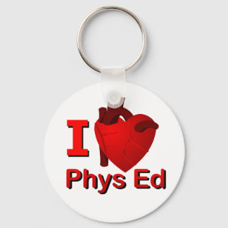Chaveiro I <3 Phys Ed