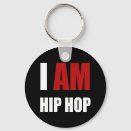 CHAVEIRO "I AM HIP HOP" - LETRA VERMELHA