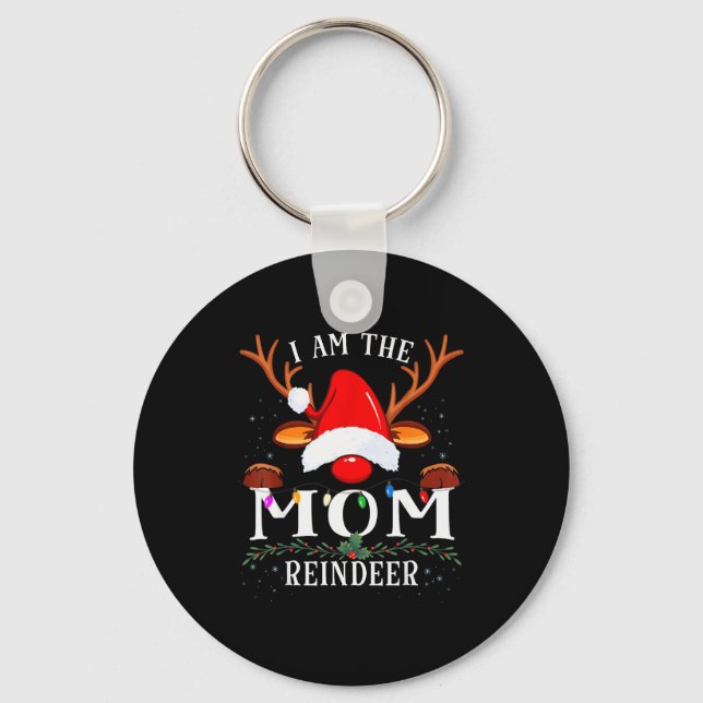 Chaveiro I Am The Mom Reindeer Christmas Family  (Frente)
