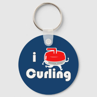 Chaveiro [ I AMVE CURLING ] Vintage Design por SKO