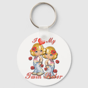 Chaveiro I (Coração) minha irmã gêmea