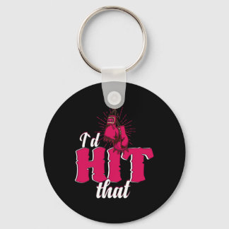 Chaveiro I`d Hit That Funny Boxing Gift For Kickboxing Woma