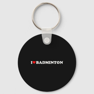 Chaveiro I Hearminton I Love Badminton Hobby Theme Lov