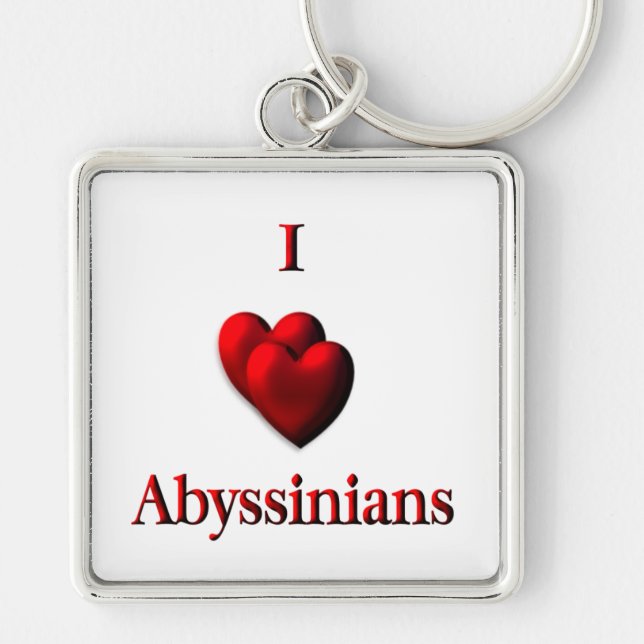 Chaveiro I Heart Abyssinias (Frente)
