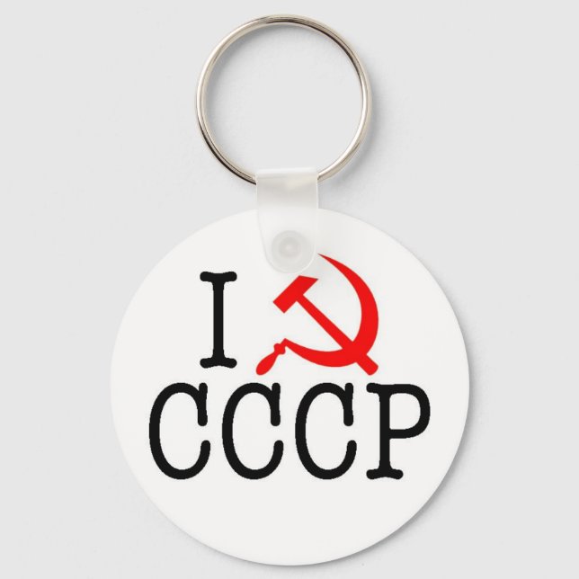 Chaveiro I Heart (AMOR) CCCP (Frente)