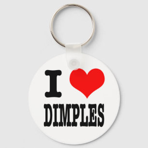 CHAVEIRO I HEART (AMOR) DIMPLES
