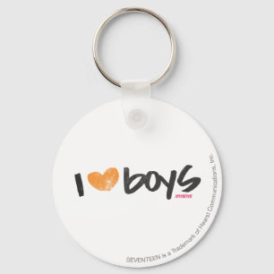 Chaveiro I Heart Boys Orange