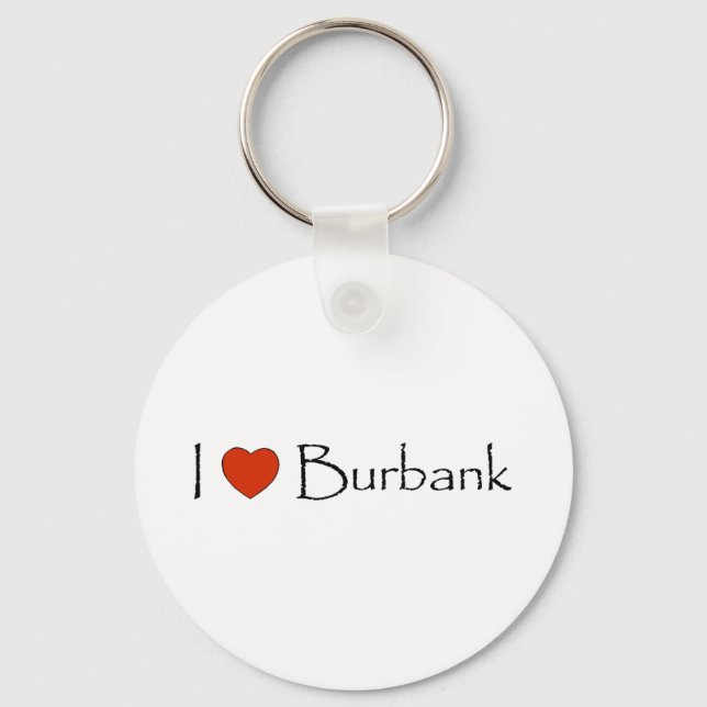 Chaveiro I Heart Burbank (Frente)