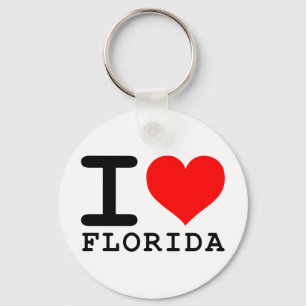 Chaveiro I Heart Florida