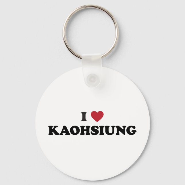 Chaveiro I Heart Kaohsiung Taiwan (Frente)