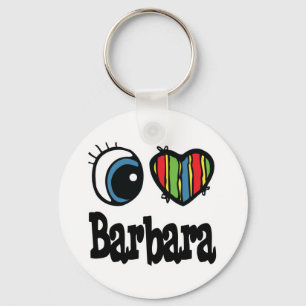Chaveiro I Heart (Love) Barbara