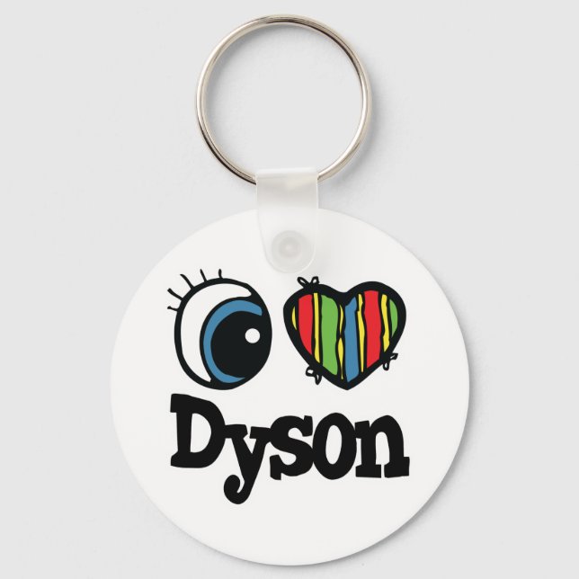 Chaveiro I Heart (Love) Dyson (Frente)