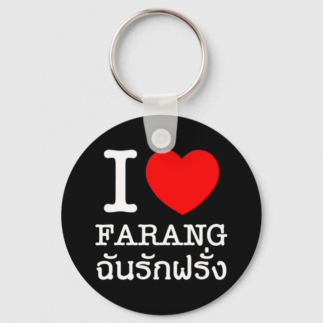 Chaveiro I Heart (Love) Farang (Frente)