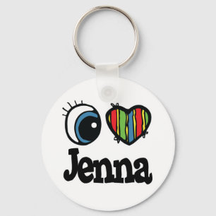 Chaveiro I Heart (Love) Jenna