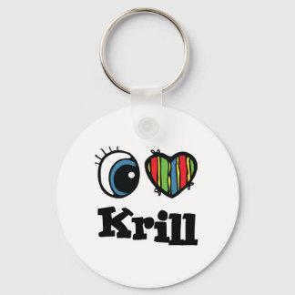 Chaveiro I Heart (Love) Krill