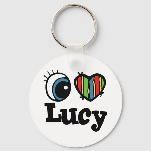Chaveiro I Heart (Love) Lucy (Frente)