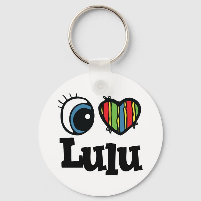 Chaveiro I Heart (Love) Lulu (Frente)