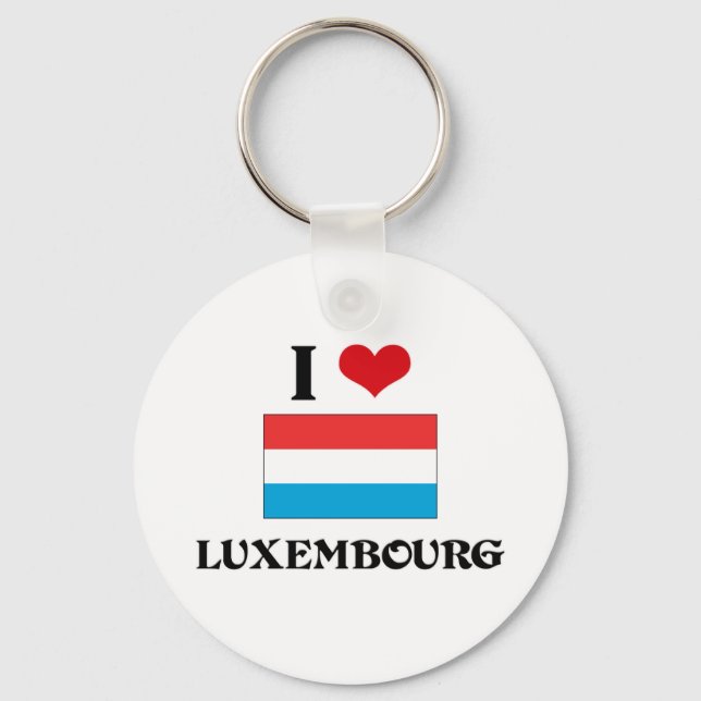 CHAVEIRO I HEART LUXEMBOURG (Frente)