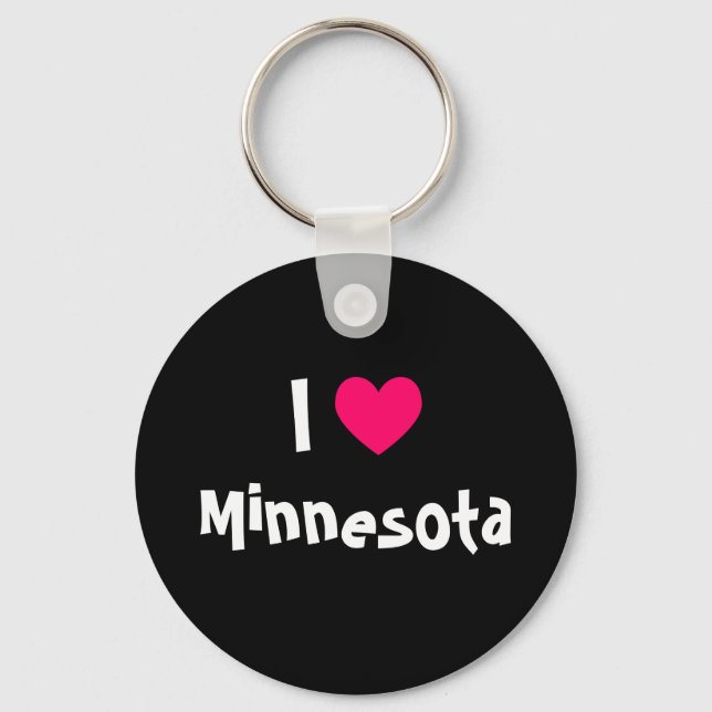 Chaveiro I Heart Minnesota (Frente)
