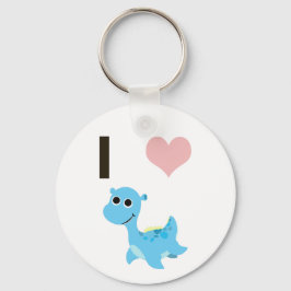 Chaveiro I Heart Nessie