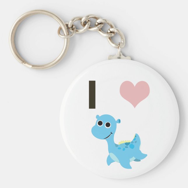 Chaveiro I Heart Nessie (Frente)
