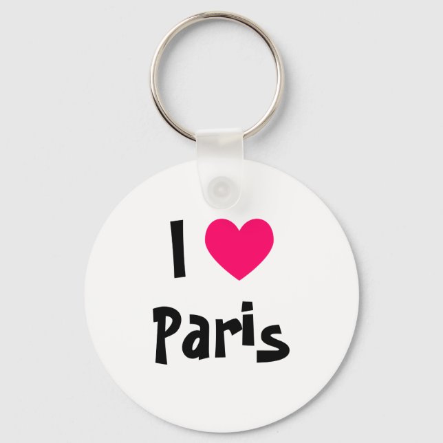 Chaveiro I Heart Paris (Frente)