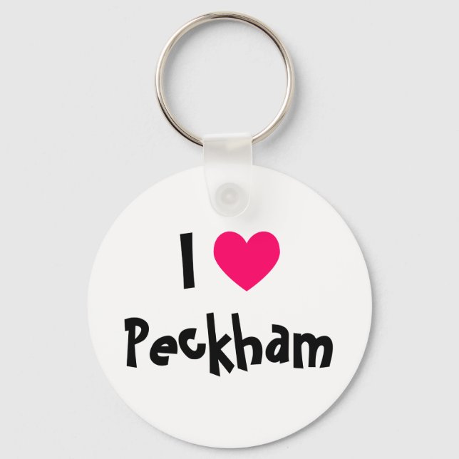 Chaveiro I Heart Peckham (Frente)