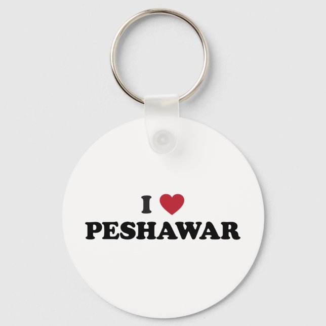 Chaveiro I Heart Peshawar Pakistan (Frente)