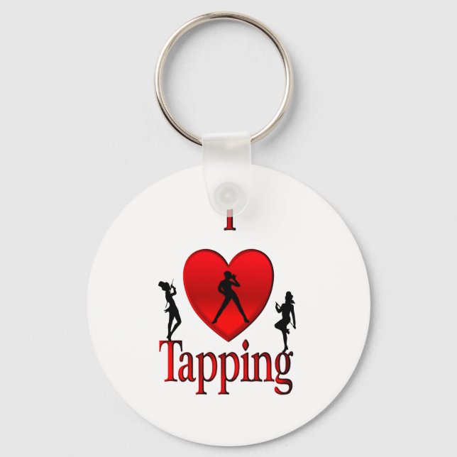 Chaveiro I Heart Tap Dance (Frente)