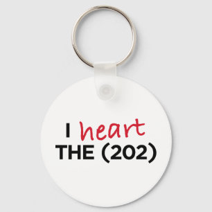 Chaveiro I heart the (202)
