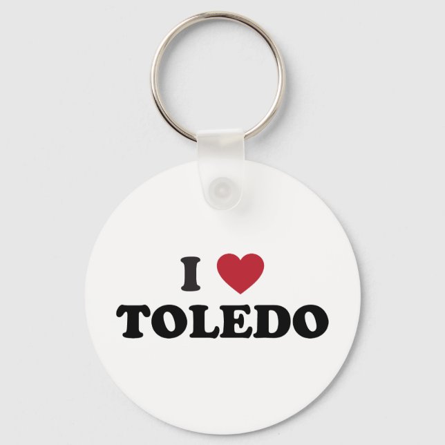 Chaveiro I Heart Toledo Ohio (Frente)