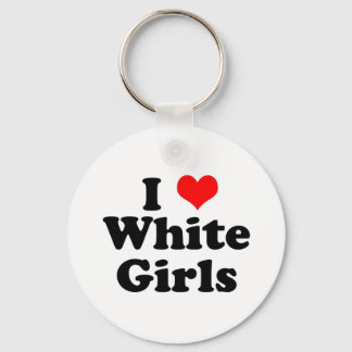 Chaveiro I Heart White Girls
