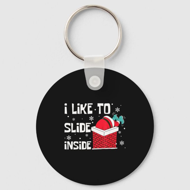 Chaveiro I Like To Ride On Top I Like To Slide Inside Coupl (Frente)