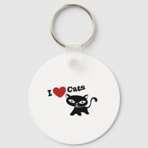 Chaveiro I love cats