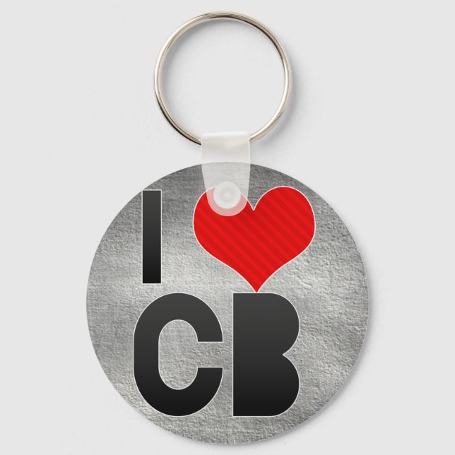 Chaveiro I Love CB (Frente)