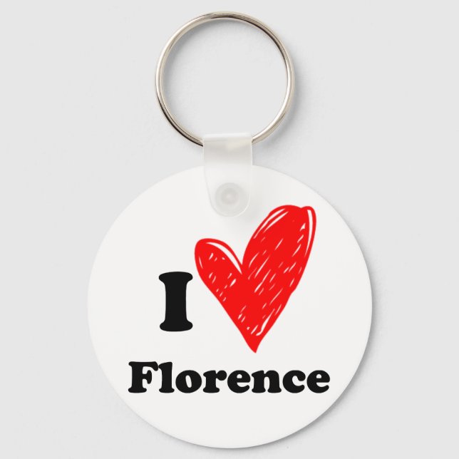 Chaveiro I Love Florence (Frente)