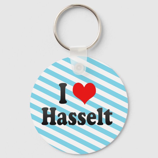 Chaveiro I Love Hasselt, Bélgica (Frente)