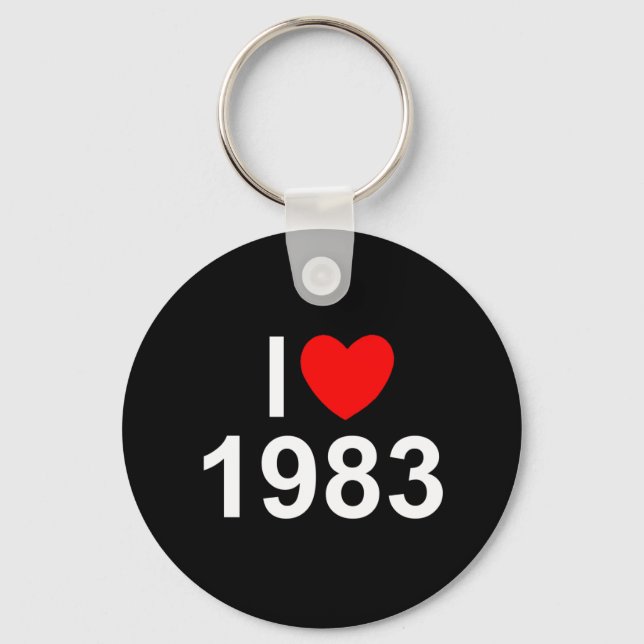 Chaveiro I Love (Heart) 1983 (Frente)