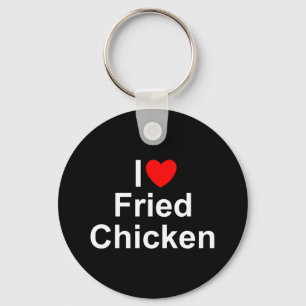 Chaveiro I Love (Heart) Fried Chicken