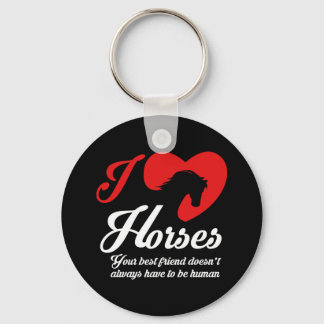Chaveiro I Love/Heart Horses