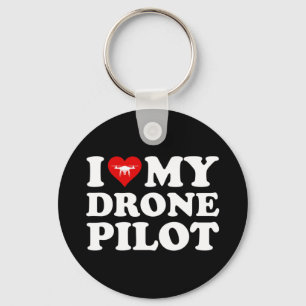 Chaveiro I Love (Heart) My Drone Pilot
