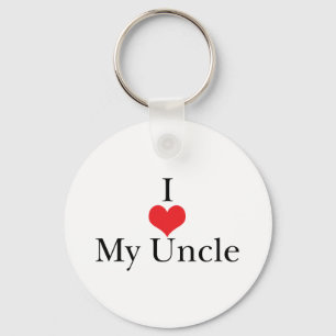 Chaveiro I Love (Heart) My tio