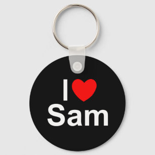 Chaveiro I Love (Heart) Sam