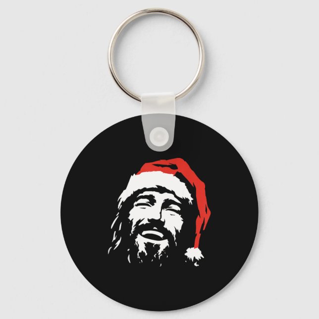Chaveiro I Love Jesus Christmas Green  (Frente)