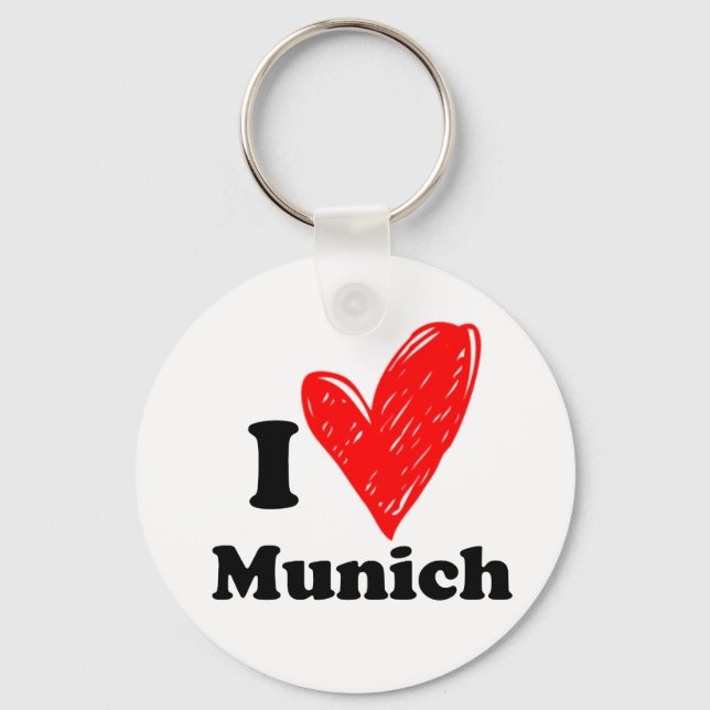 Chaveiro I love Munich (Frente)