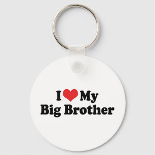 Chaveiro I Love My Big Brother Keychain